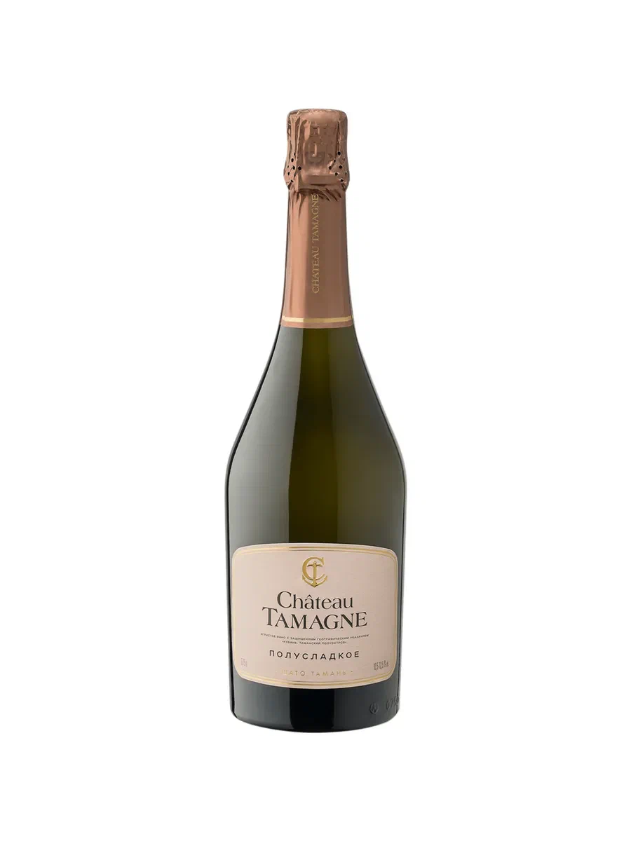 Вино игристое Chateau Tamagne белое полусладкое 0,75 л